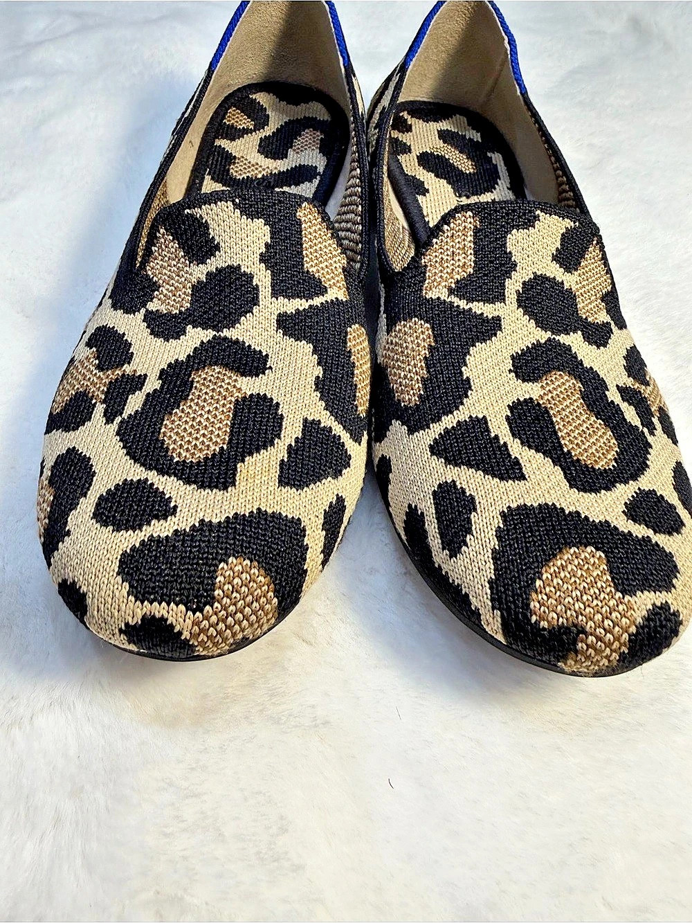 Rothy's The Loafer Leopard Print Flats Size 8 - Picture 8 of 11